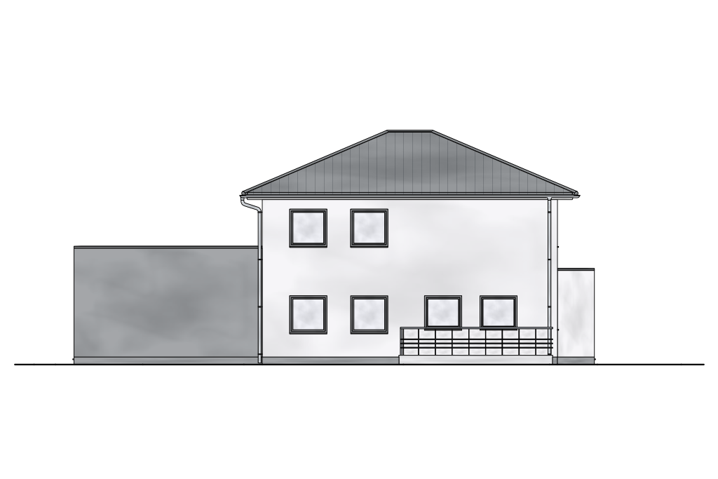 Ansicht 1 — Stadtvilla 2
